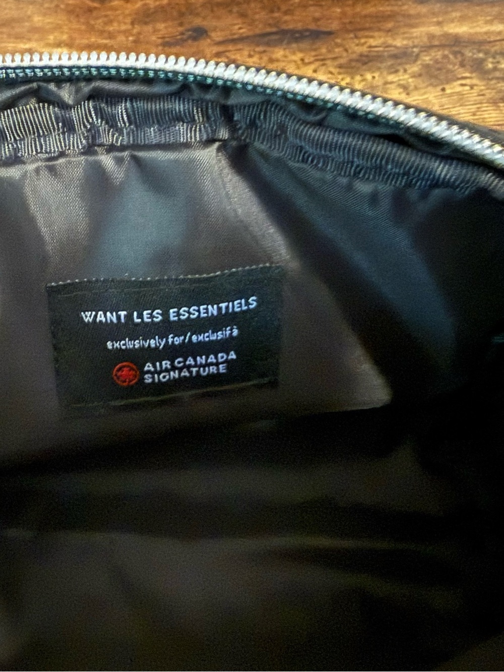 WANT Les Essentiels Black Leather Toiletry Pouch Set of 2 - Picture 4 of 4